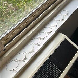 Alex and Ani Silver Bracelets Minimalist Design